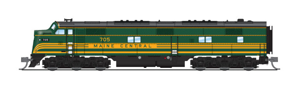 Broadway Limited 8765 - EMD E7A (DCC and Sound) Maine Central (MEC) 705 - N Scale