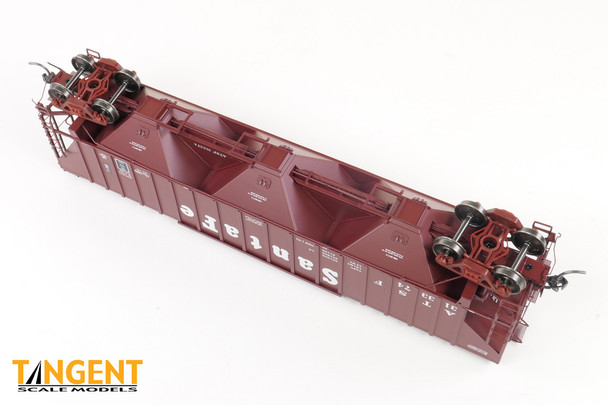 Tangent Scale Models 36372-03 - PS4750 Covered Hopper Atchison, Topeka and Santa Fe (ATSF) 313336 “GA-180 Delivery 1-1973” - HO Scale