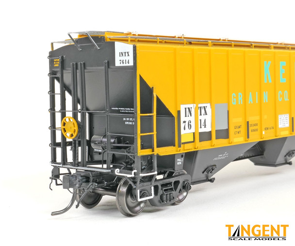 Tangent Scale Models 20083-01 - PS4750 Covered Hopper Interstate Commodities Inc. (INTX) 7614 “Kellogg Grain” 2015+ - HO Scale