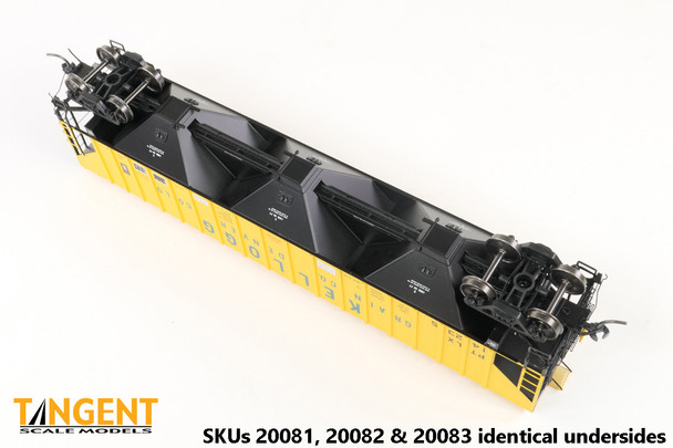 Tangent Scale Models 20083-01 - PS4750 Covered Hopper Interstate Commodities Inc. (INTX) 7614 “Kellogg Grain” 2015+ - HO Scale