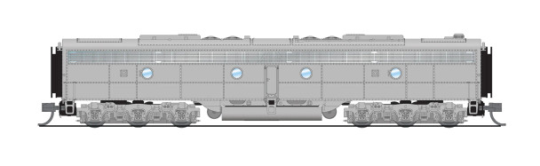 Broadway Limited 8830 - EMD E8B (DCC and Sound) Undecorated  - N Scale
