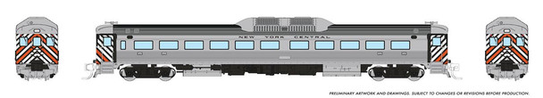 Rapido 516010 - Budd RDC-1 (DC Silent) New York Central (NYC) Stripes - N Scale