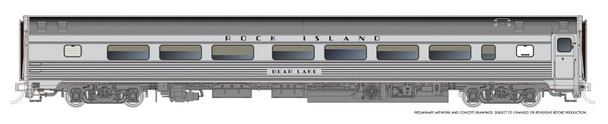 PRE-ORDER: Rapido 115175 - Budd Coach Rock Island (CRIP) 323 Chisholm Trail - HO Scale