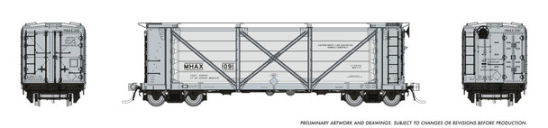 PRE-ORDER: Rapido 195002A-1015 - ACF Helium Car Atomic Energy Commission (ATMX) 1015 - HO Scale