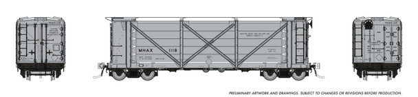 PRE-ORDER: Rapido 195004 - ACF Helium Car (6-pack) Bureau of Mines (MHAX) 1114, 1139, 1148, 1150, 1180, 1195 - HO Scale