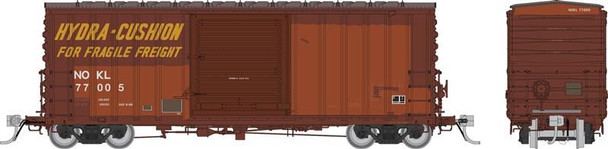 PRE-ORDER: Rapido 164009A-77005 - PC&F B-100-32 Boxcar Northwestern Oklahoma Railroad (NOKL) 77005 - HO Scale