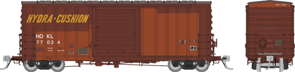 PRE-ORDER: Rapido 164010A-77082 - PC&F B-100-34 Boxcar Northwestern Oklahoma Railroad (NOKL) 77082 - HO Scale