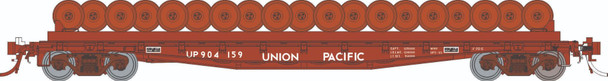PRE-ORDER: Rapido 138508A-904160 - F30D 50' Wheel Flat Car Union Pacific (UP) 904160 - HO Scale