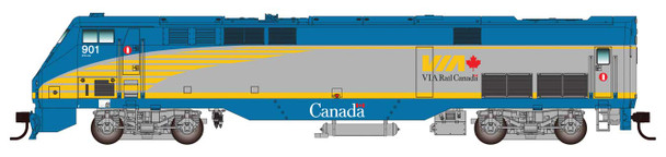 PRE-ORDER: Walthers Mainline 910-22309 - GE P42DC Genesis (DC Silent) VIA Rail Canada (VIA) 901 - HO Scale
