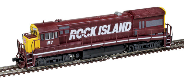 Atlas Master Silver 40005945 - GE U33B (DC Silent) Rock Island (CRIP) 193 - N Scale