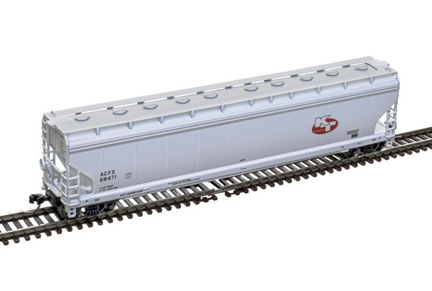 Atlas Master 50006981 - ACF® 5800 Centerflow Plastics Hopper KT Clays (ACFX) 68444 - N Scale