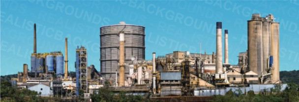 Realistic Backgrounds 704-05 - Concrete Plant  - Multi Scale