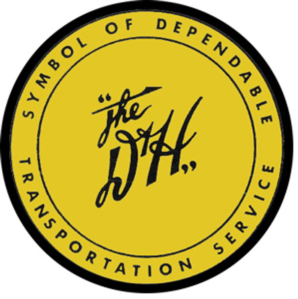 Rebel Rails 025 - D&H 6 inch round logo  -