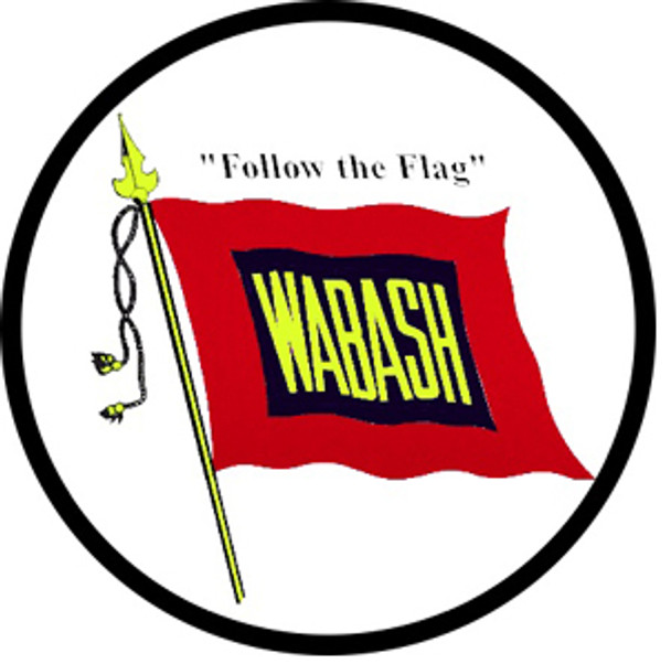 Rebel Rails 031 - Wabash 6 inch round logo  -