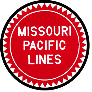 Rebel Rails 039 - Misouri Pacific 6 inch round logo  -