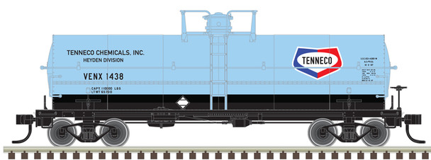 Atlas Master 50006598 - 11,000 Gallon Tank Car Tenneco Chemicals (VENX) (Blue/Red/Black) 1366 - N Scale