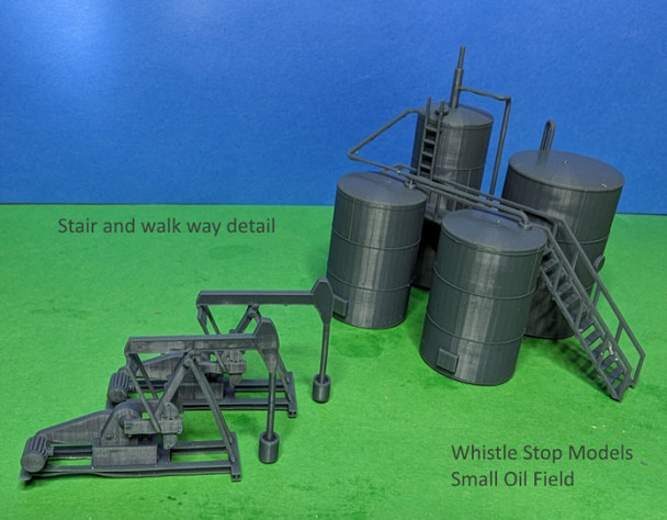 Whistle Stop Models HO7004 - Oil Field Set  - HO Scale