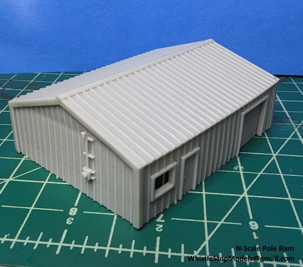 Whistle Stop Models HO8005 - Small Pole Barn 30x40  - HO Scale