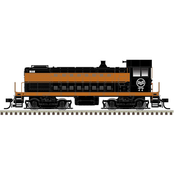 PRE-ORDER: Atlas Master Silver 10005022 - ALCo S4 (DC Silent) US Steel (USSX) 77 - HO Scale