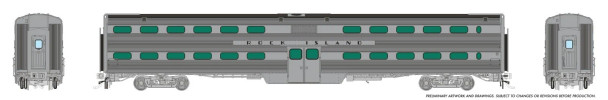 PRE-ORDER: Rapido 145019 - Gallery Commuter Car Rock Island (CRIP) 140 - HO Scale