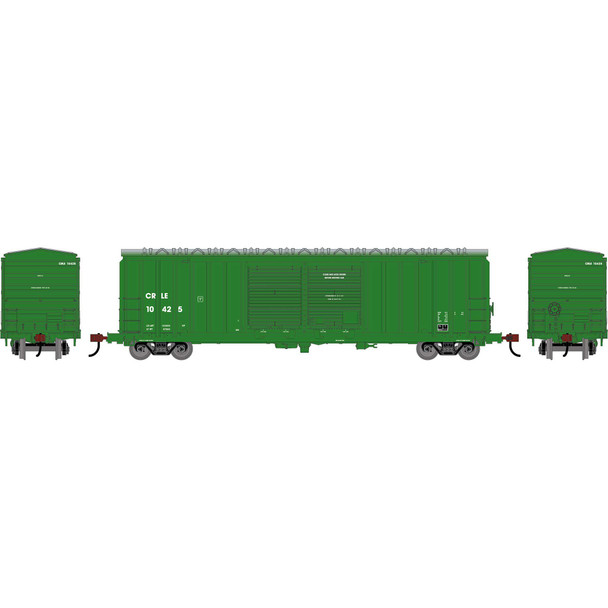Athearn Roundhouse 1370 - 50' FMC 5283 Double Door Box Car Coe Rail (CRLE) 10441 - HO Scale