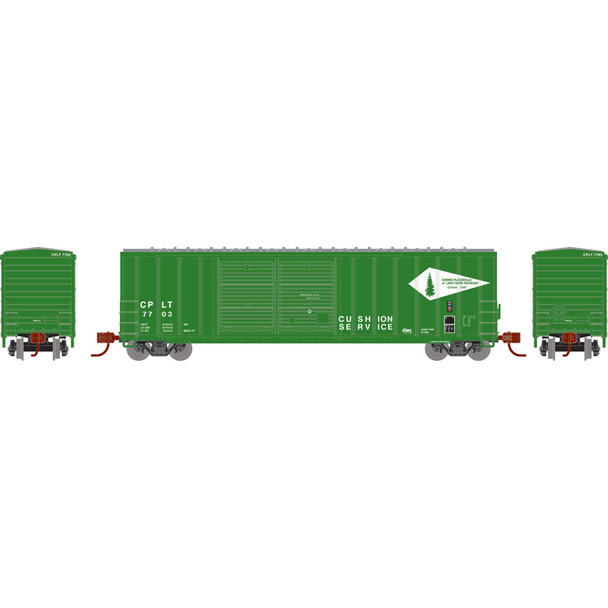Athearn 1756 - 50' FMC Double Door Offset Box Car Camino, Placerville and Lake Tahoe (CPLT) 7706 - N Scale
