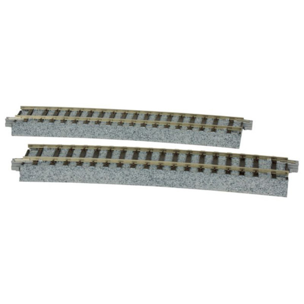 Kato 2-290 - 34-1/8" curved Track - 2 Pieces    - HO Scale