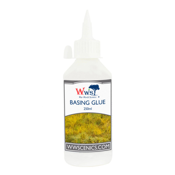 WWScenics WSGL-016 - Static Grass Basing Glue 250ml  - Multi Scale