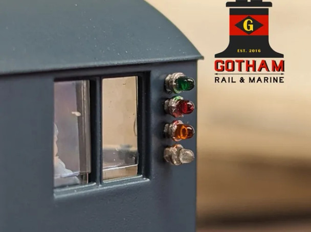 Gotham Rail 1027 - RC Locomotive Status Lights 10x  - HO Scale
