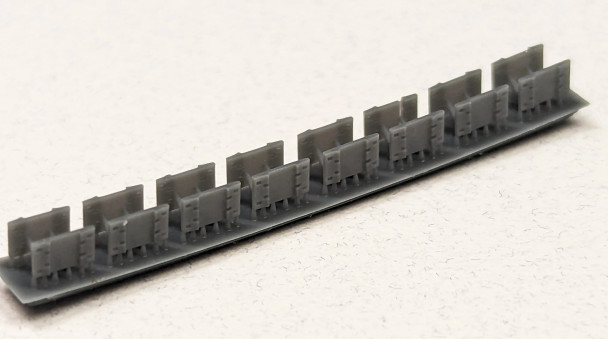Gotham Rail 8008 - Tie Plates - No Spike 64x  - HO Scale