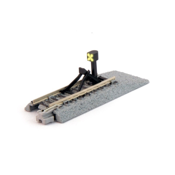 Kato 20-064 - 66mm (2 5/6") Illuminated Bumper Track Type C [1 pc] - N Scale