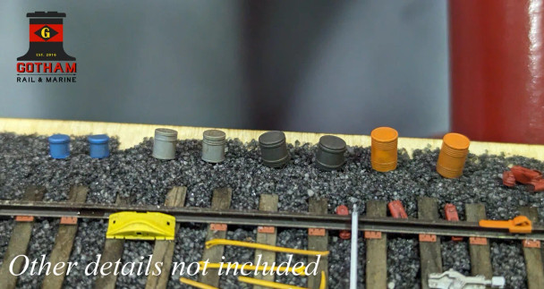 Gotham Rail 8019 - Spike Kegs - 4 Styles 16x  - HO Scale