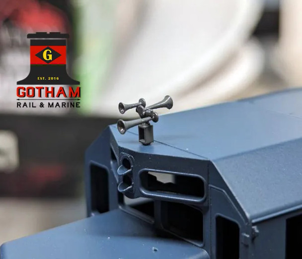Gotham Rail 50711 - Nathan Airchime P14R2 - Gull wing VIII -8" Riser 2x  - HO Scale