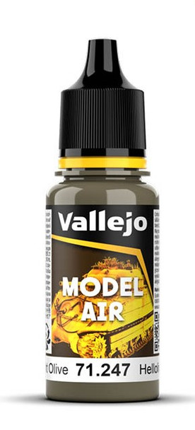 Vallejo 71247 - Light Olive Model Air  - Multi Scale