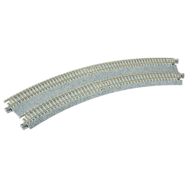 Kato 20-184 - 315mm/282mm Radius 22.5Âº  CT Double Track Easement Right and Left - N Scale