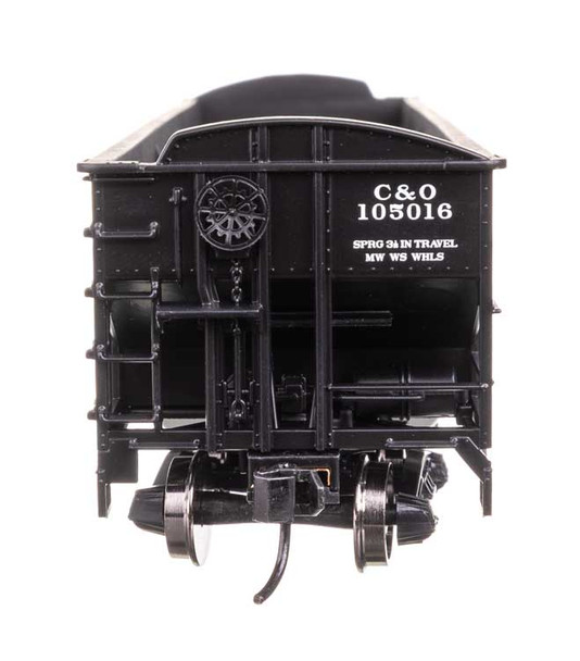 Walthers Mainline 910-56737 - 70-Ton AAR 3-Bay Open Hopper Chesapeake & Ohio (C&O) 105016 - HO Scale