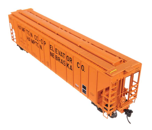 Walthers Proto 920-106196 - 55' Evans 4780 Covered Hopper Hampton Co-op (USLX) 26264 - HO Scale