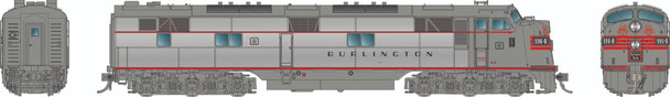 PRE-ORDER: Rapido 29012 - EMD E7A (DC Silent) Chicago, Burlington & Quincy (CB&Q) 9916B - HO Scale