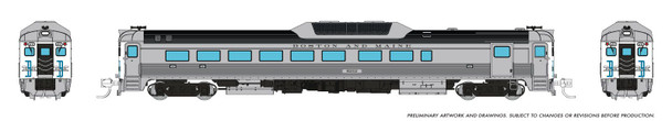 PRE-ORDER: Rapido 516022 - Budd RDC-2 (Ph 2) (DC Silent) Boston & Maine (BM) 6212 McGinnis - N Scale