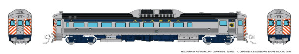 PRE-ORDER: Rapido 516514 - Budd RDC-2 (Ph 1) (DCC and Sound) Alaska Railroad (ARR) 711 - N Scale