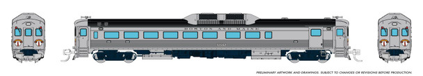 PRE-ORDER: Rapido 516520 - Budd RDC-2 (Ph 1) (DCC and Sound) Boston & Maine (BM) 6204 Minuteman - N Scale