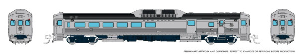 PRE-ORDER: Rapido 516568 - Budd RDC-3 (Ph 1) (DCC and Sound) New Haven (NH) 129 - N Scale
