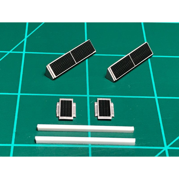 MACRail 801 - MOW Car Solar Panel (CSXT Version Plate Bracket)   - HO Scale Kit