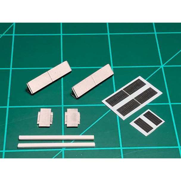 MACRail 802 - MOW Car Solar Panel (CSXT Version Angle Bracket)   - HO Scale Kit