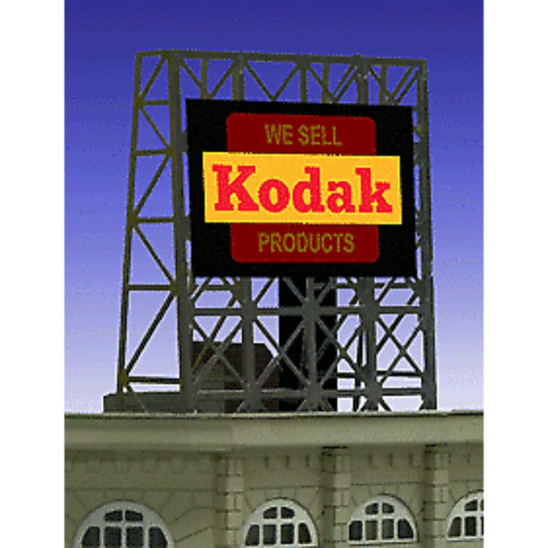Miller Engineering #338875 - Animated Kokak Billboard - N or Z Scale