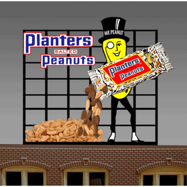 Miller Engineering 7062 - Animated Billboard Mr Peanut