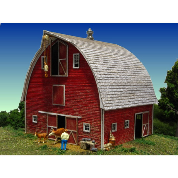 Monroe Models 2211 - Bobâ€™s Barn  - HO Scale Kit