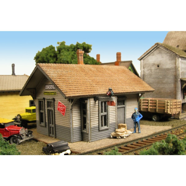 Monroe Models 9210 - Hickson Depot  - N Scale Kit