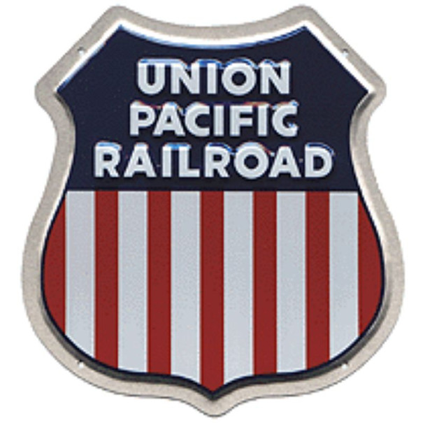 Microscale 10002 - Die-Cut Metal Sign -- Union Pacific