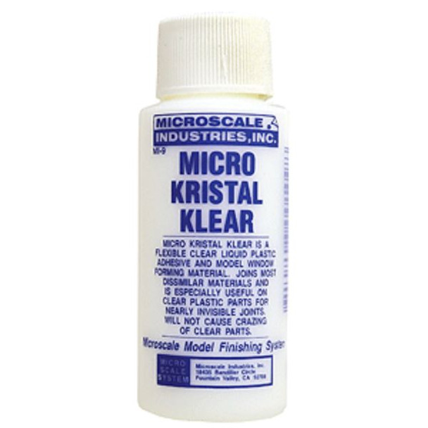 Micro-Scale 114 - Micro Kristal Klear - Clear Plastic Adhesive